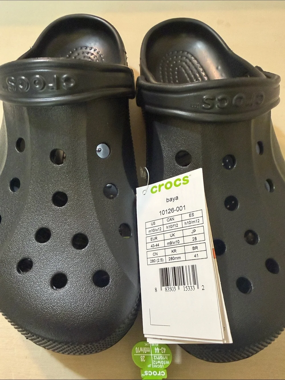 CROCS Kids Baya Clog in Black